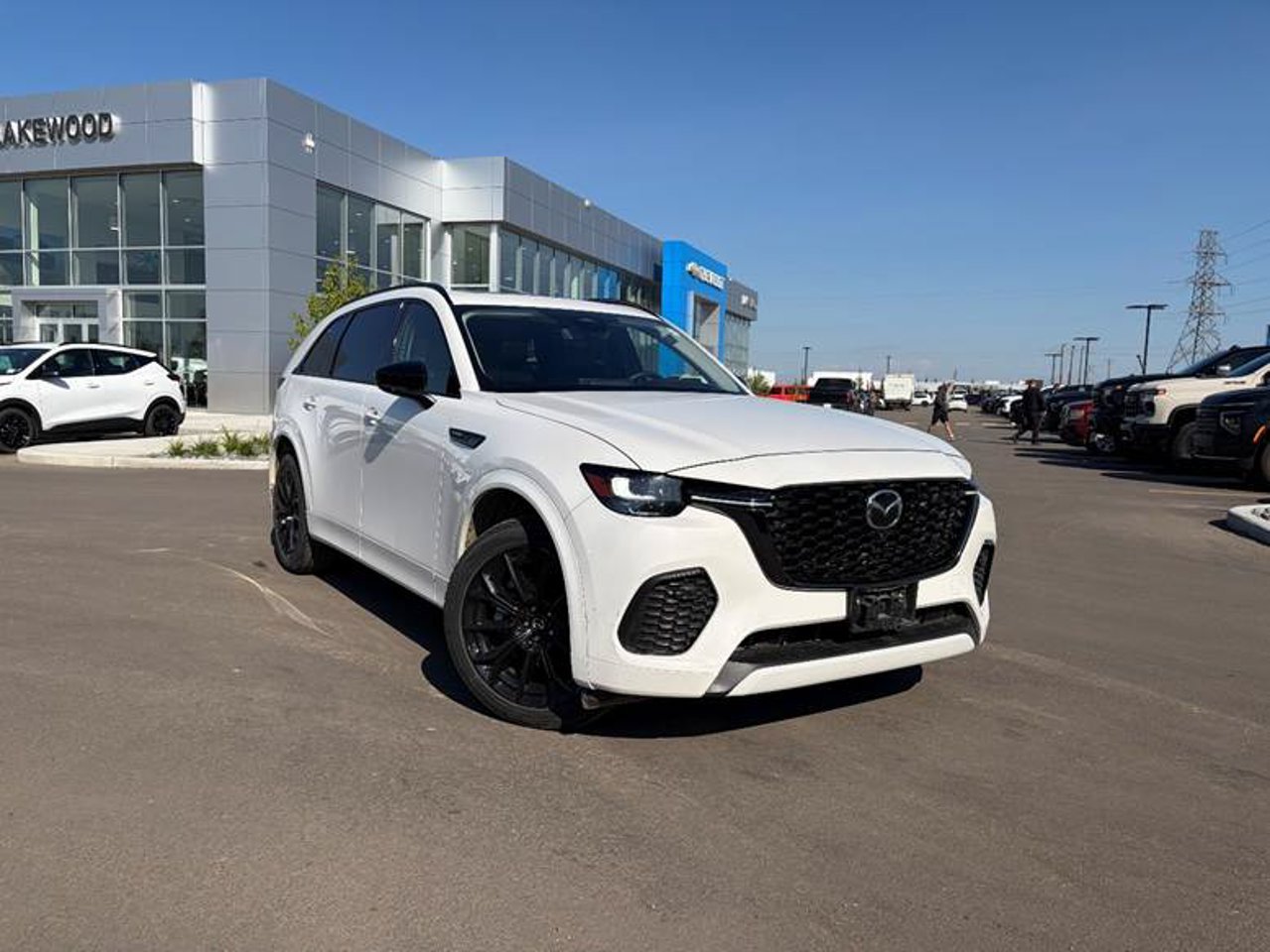 2025 Mazda CX-70 MHEV GT AWD White Sherwood Park - photo #1