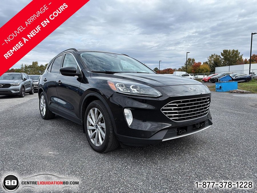 Ford Escape Titanium hybride TI 2022 Noir