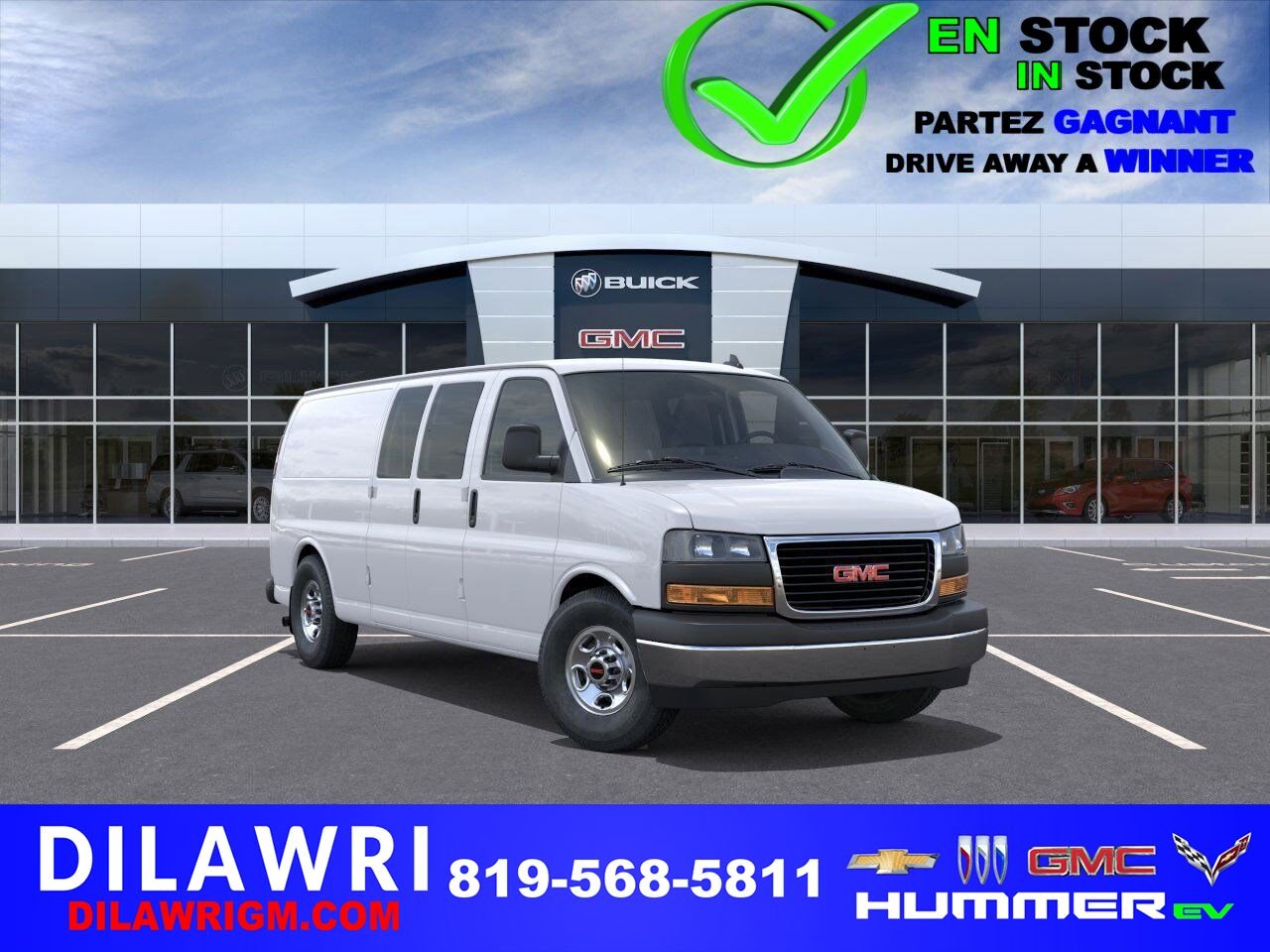 2025 GMC Savana Cargo Van Traction arrière 2500 155 po Summit White Ottawa & Gatineau - photo #0