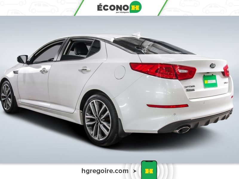 2015 Kia Optima SX CUIR GR ÉLEC A/C BLUETOOTH CAMÉRA MAGS White