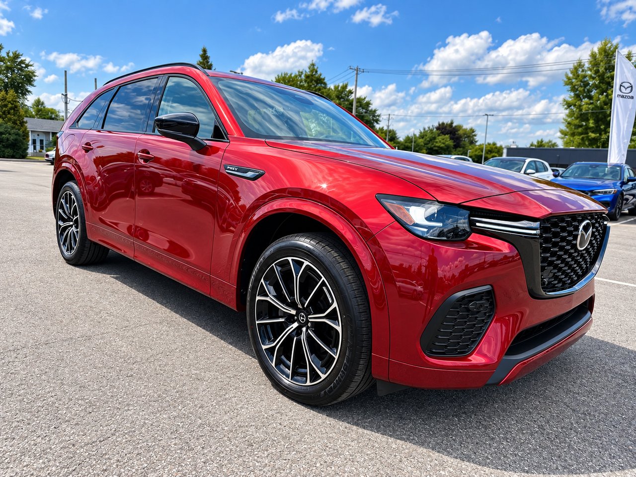 2025 MAZDA CX-70 GT PHEV Red Châteauguay - photo #3
