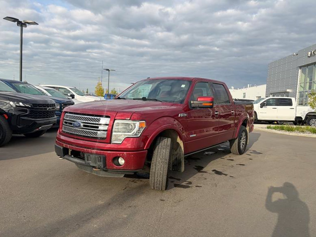 2013 Ford F-150 4WD SuperCrew 145 Limited Tinted Ruby Red Sherwood Park - photo #2
