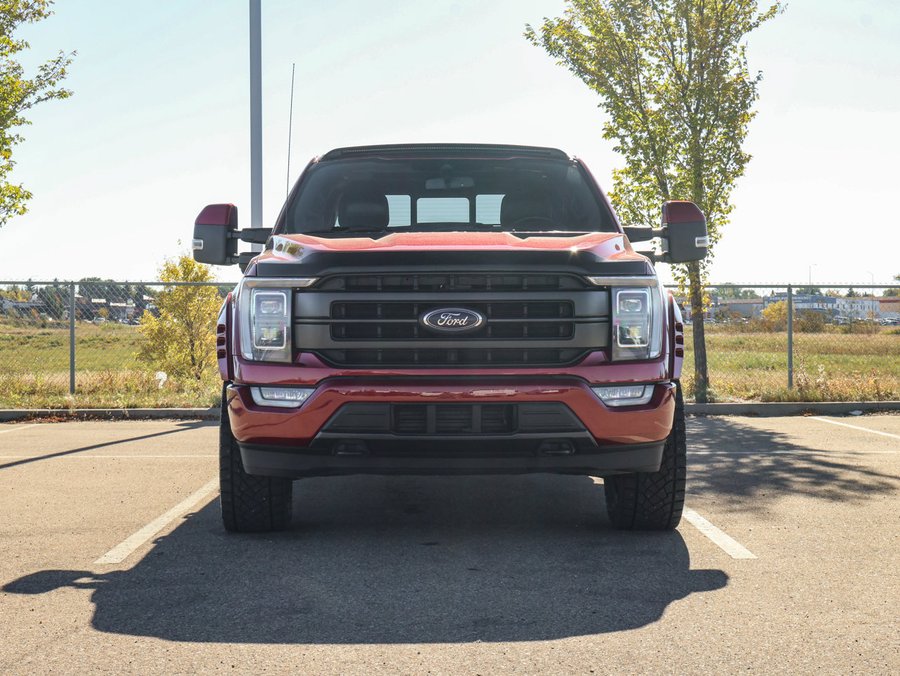 2021 Ford F-150 Lariat Sport 502A 3.5L FX4 6.5' Box | Aftermarket Fender Flares Red