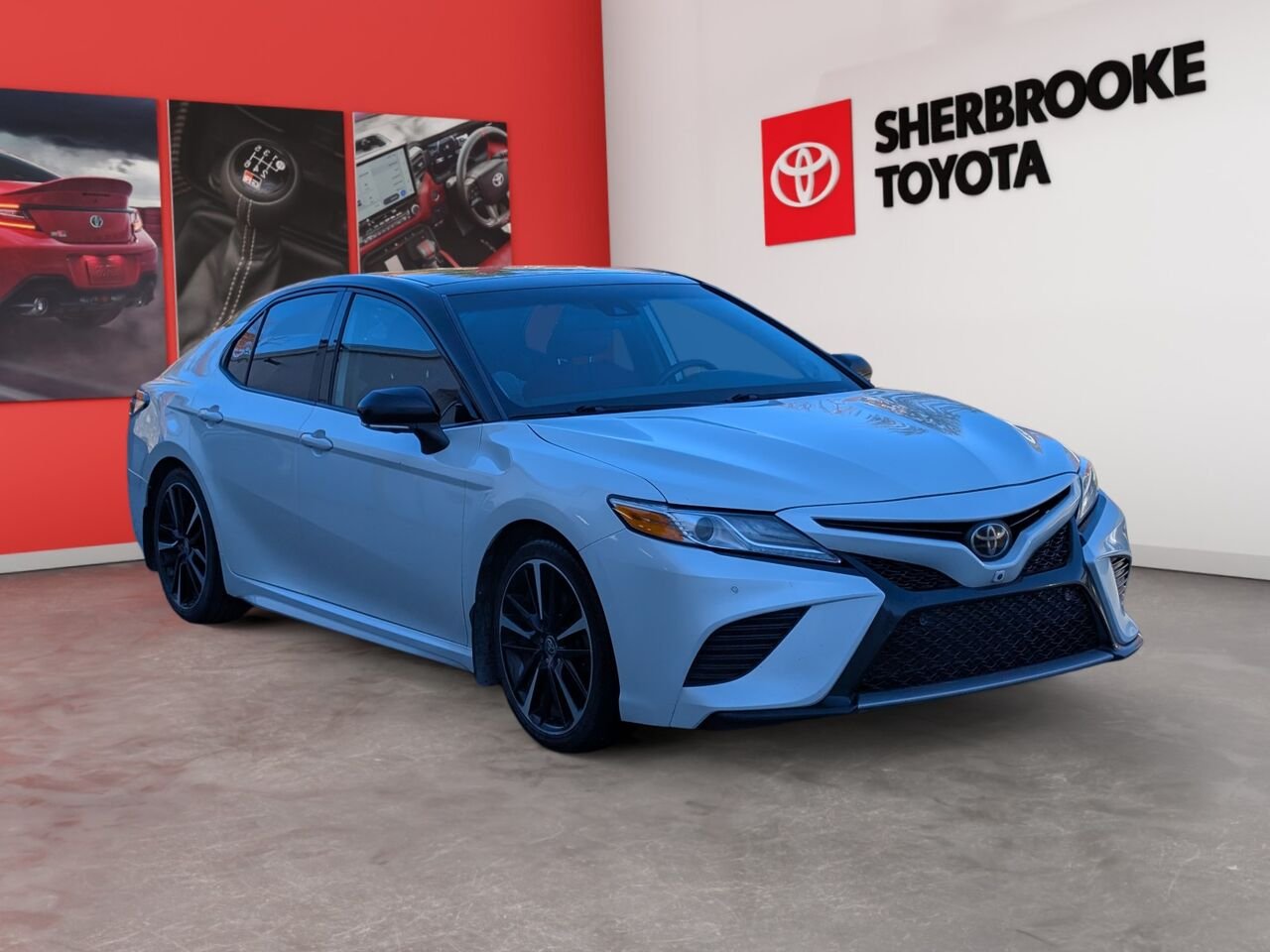 2020 Toyota Camry 4T1KZ1AKXLU042978 White Sherbrooke - photo #1