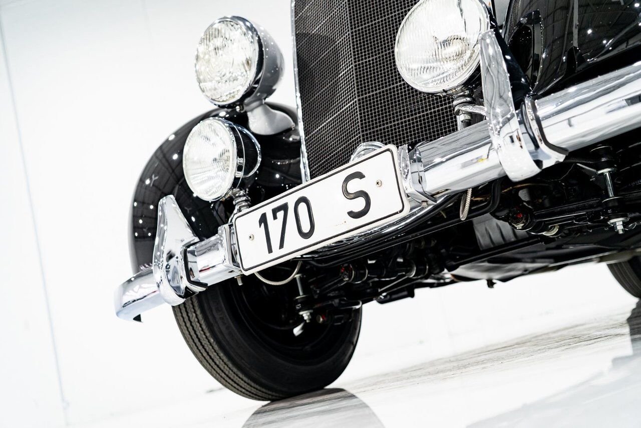 Mercedes-Benz 170S Cabriolet B Wonderfully Presented Old Restoration 1950 Gris Montréal - photo #47