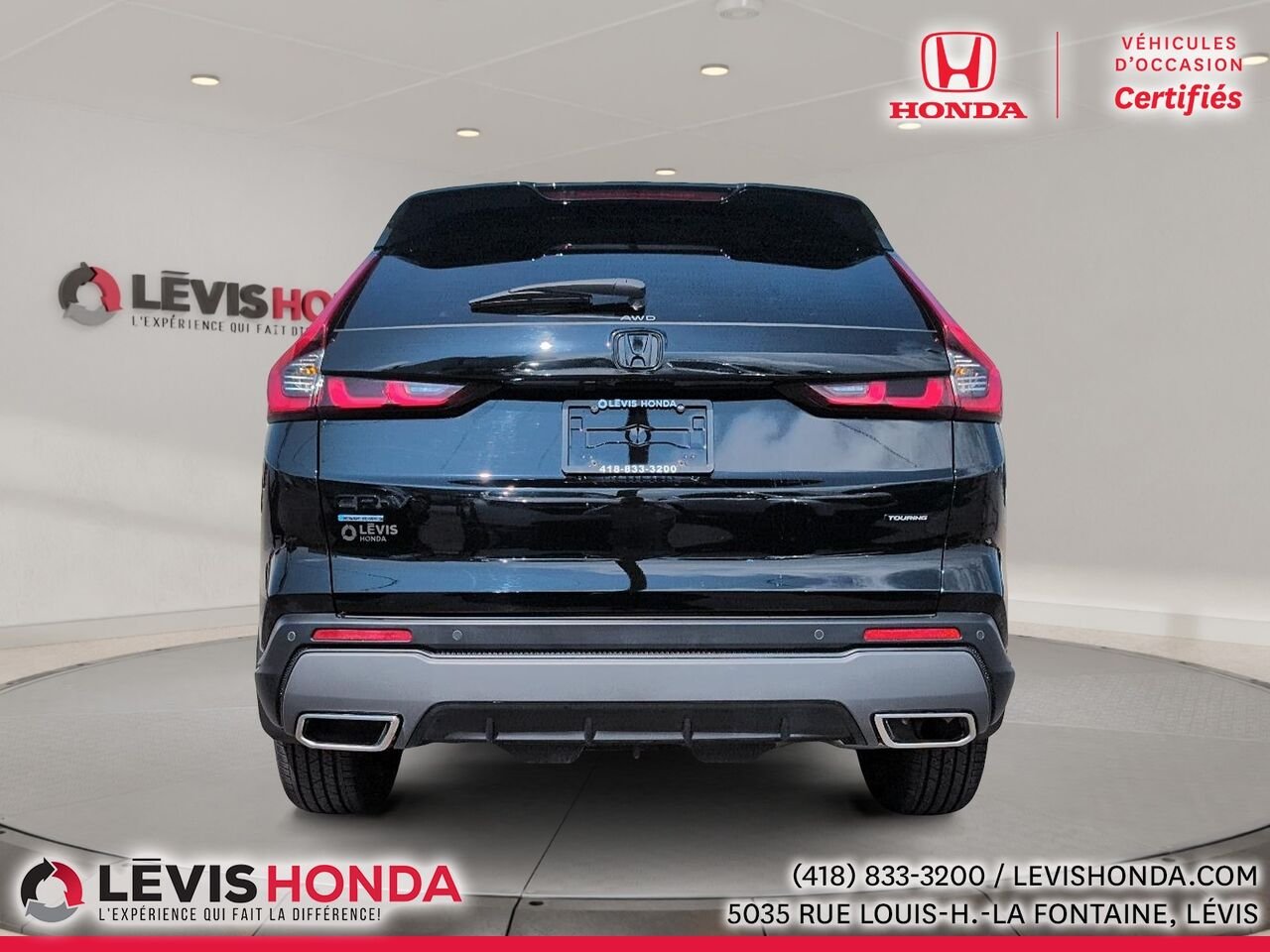 2025 Honda CR-V Touring Hybride AWD Touring Traction Intégrale Black Lévis - photo #10