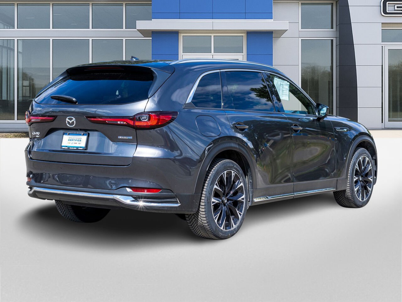 Mazda CX-90 hybride rechargeable GT TI 2024 Gris Châteauguay - photo #4