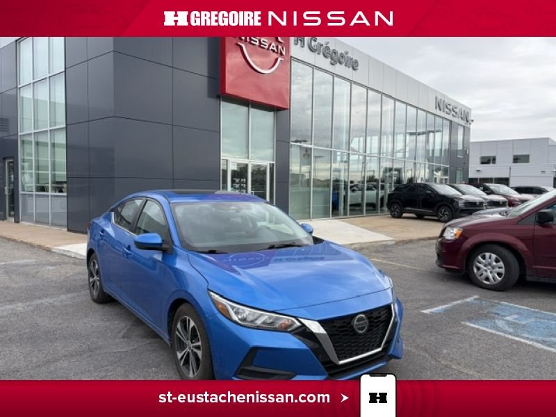 Nissan Sentra SR4808 | SV DEM. A DISTANCE SIEGES CHAUFFANTS APPLE CARPLAY 2021 Bleu Laval - photo #0