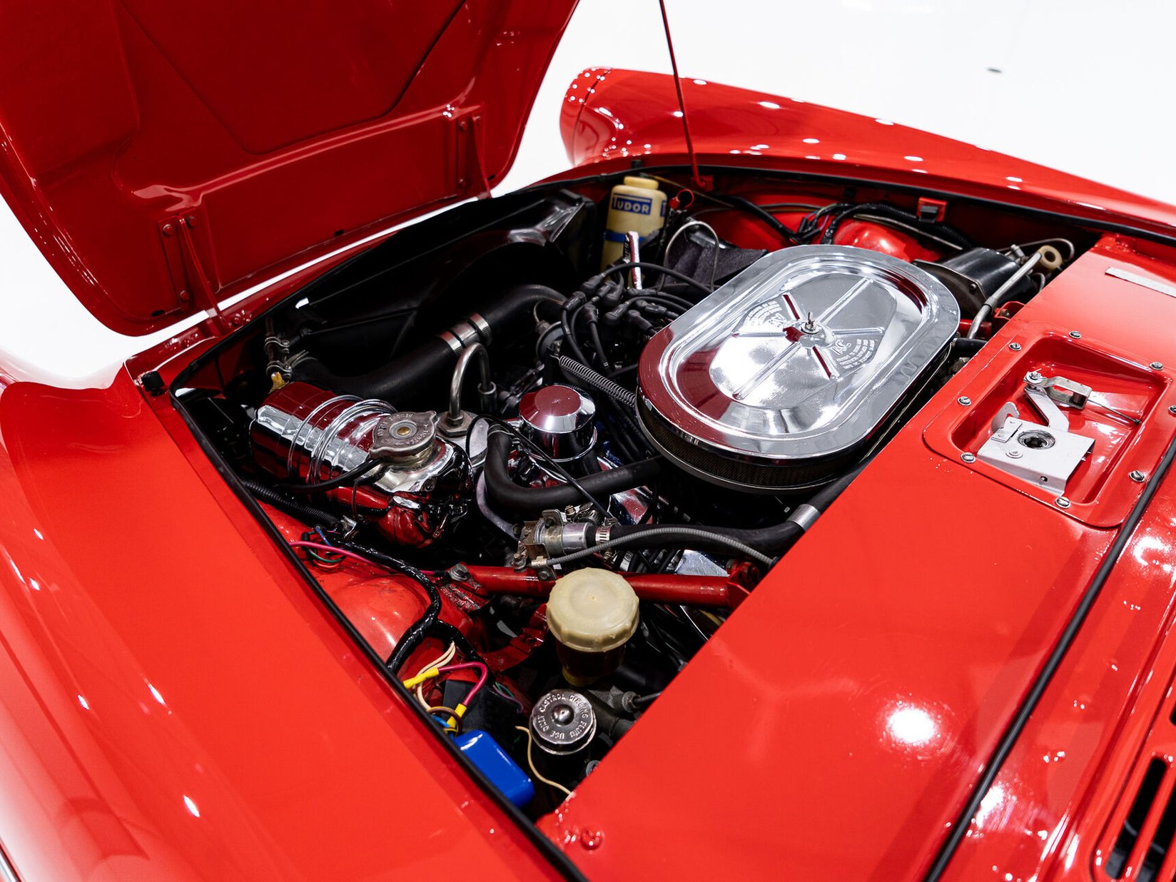 Sunbeam Tiger Unrestored with single repaint **PRIX EN USD** 1967 Rouge Montréal - photo #54