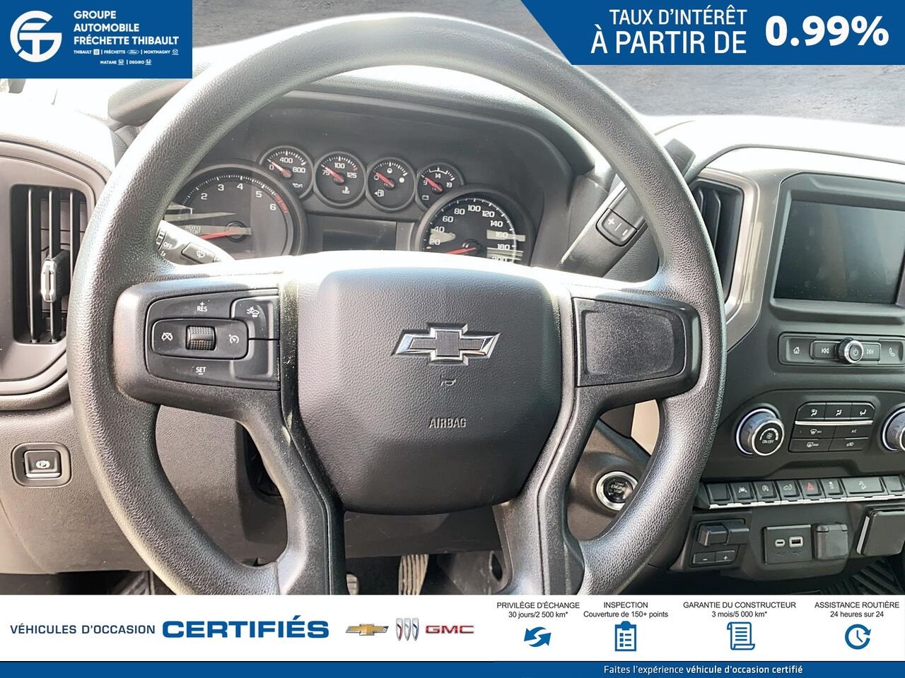 2025 CHEVROLET SILVERADO Custom Trail Boss cabine multiplace 4RM 157 po Grey Montmagny - photo #10