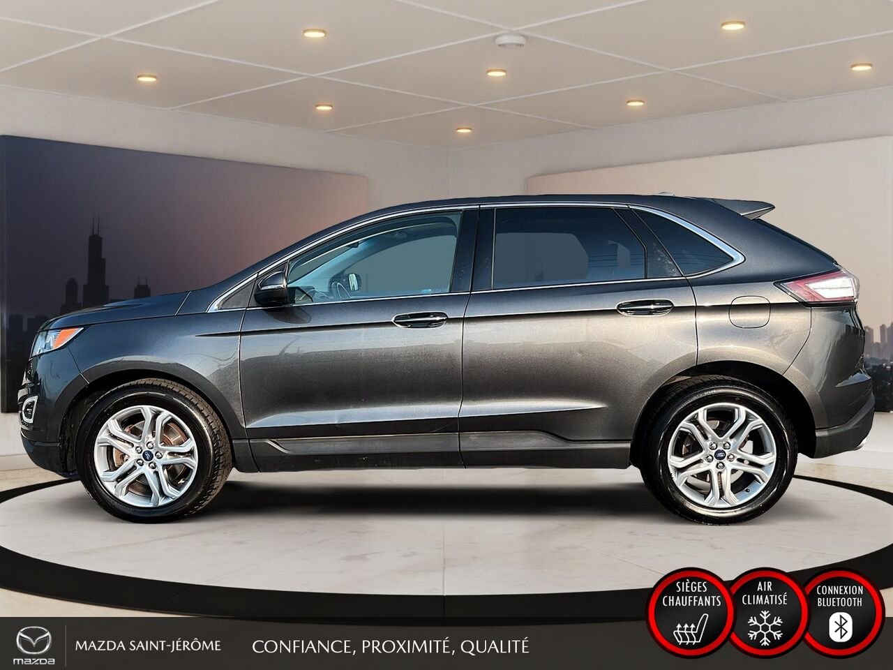 Ford Edge 2018 Gris Ste-Agathe des Monts - photo #10