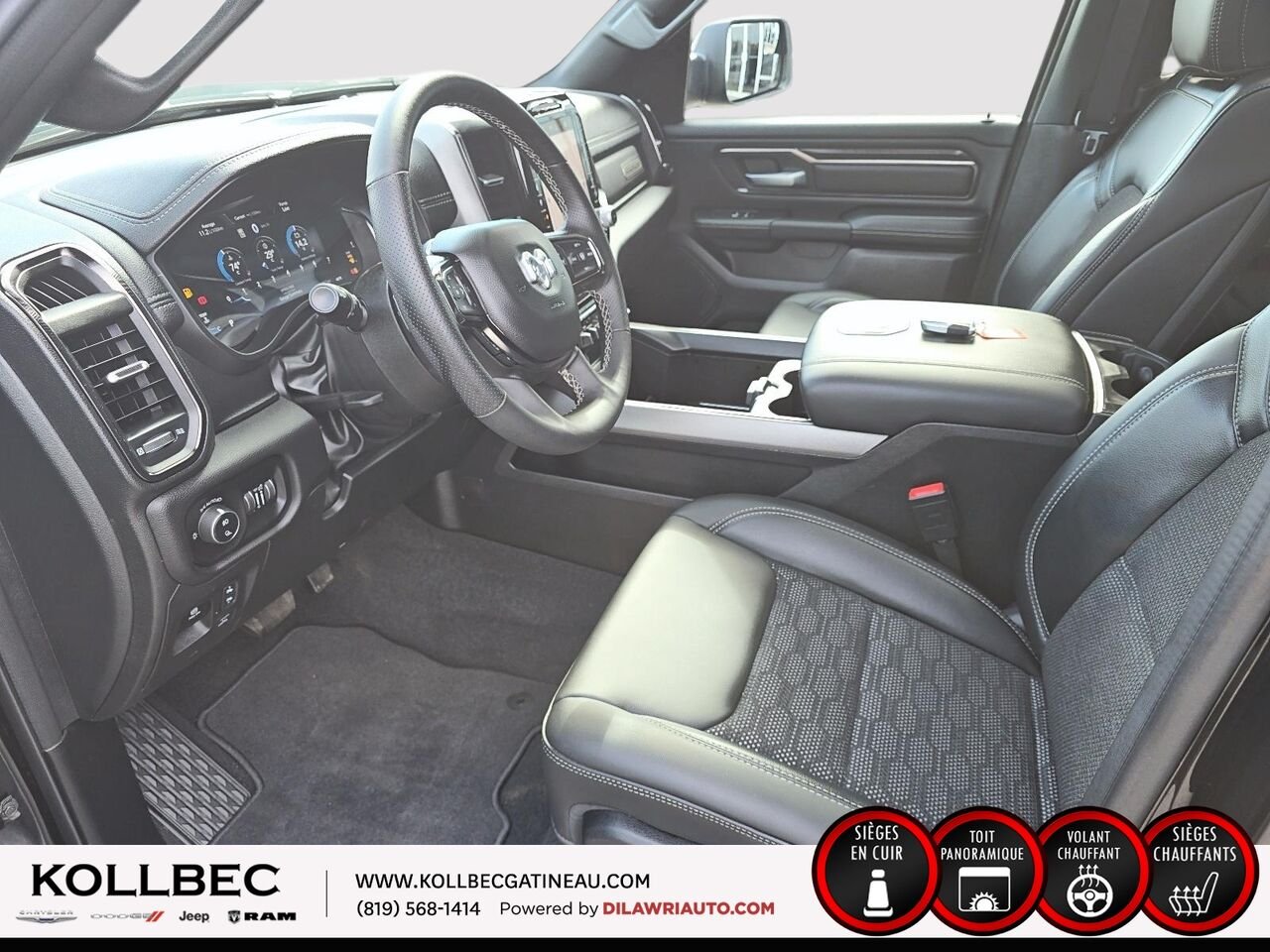 RAM 1500 SPORT 26861 | Sport Crewcab 4x4 2025 Noir Gatineau - photo #25