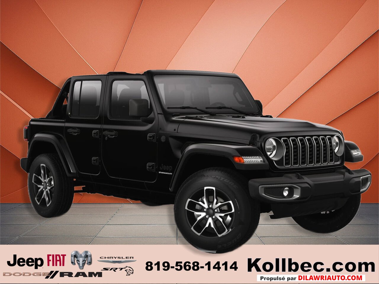 Jeep Wrangler 4xe 25430 | Sport S 4 portes 4x4 2025 Noir Gatineau - photo #1