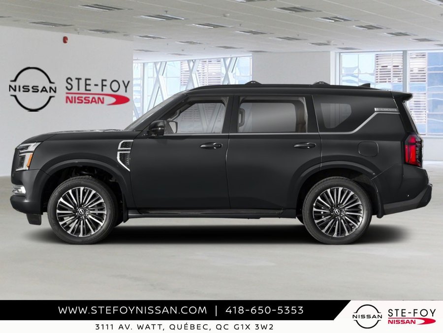 NISSAN Armada Platine Réserve 4x4 2027 Super noir
