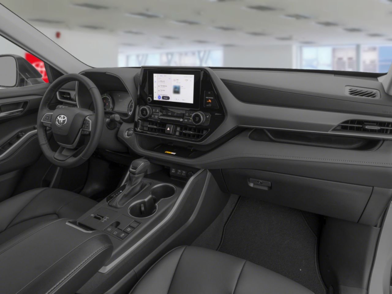 2023 Toyota Highlander Hybrid XLE AWD / HEATED SEATS / MOONROOF / ALLOY WHEELS / CARPLAY AND ANDROID AUTO Black Mississauga - photo #12
