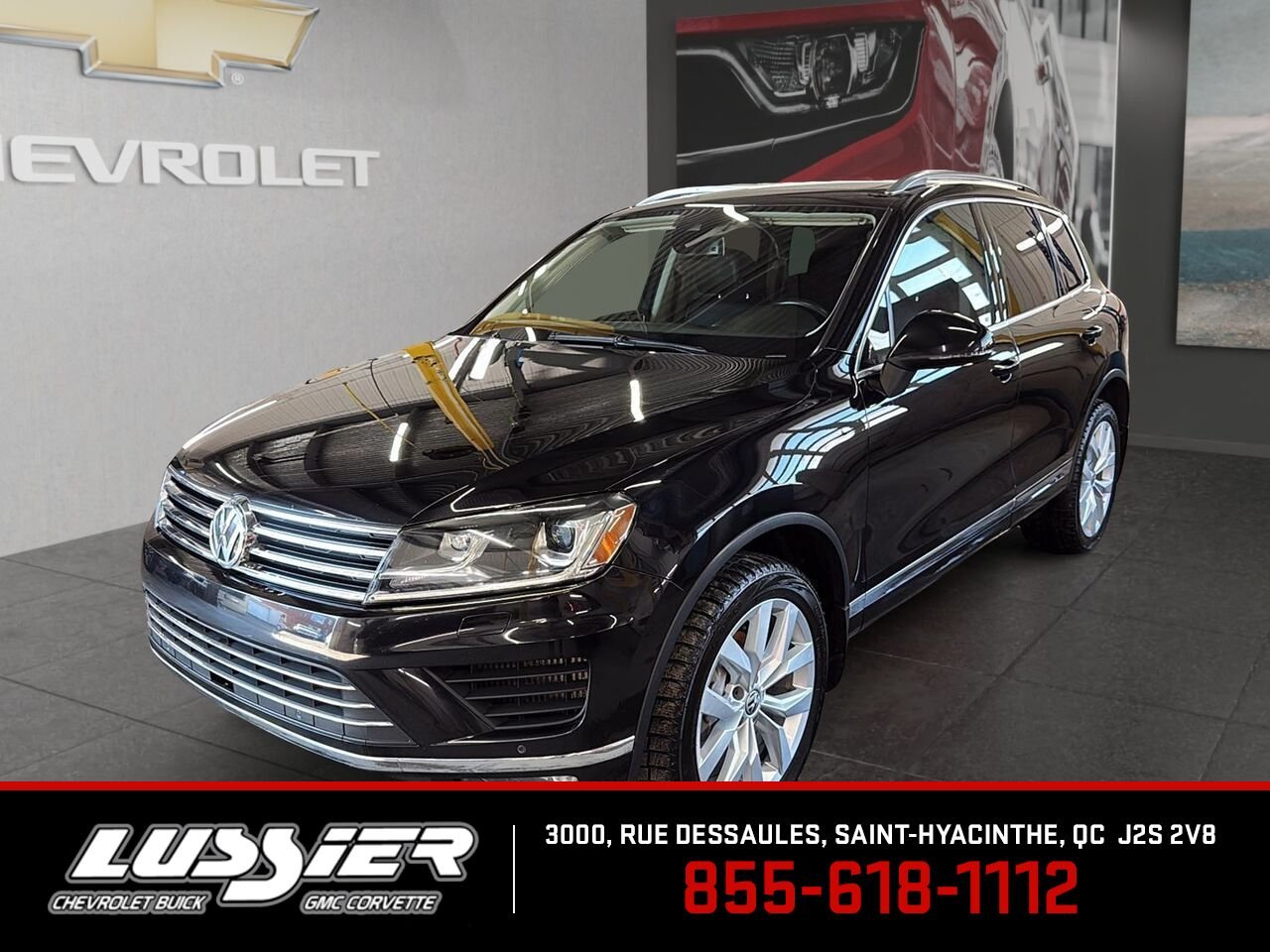 2015 VOLKSWAGEN TOUAREG HIGHLINE Black Saint-Hyacinthe - photo #0