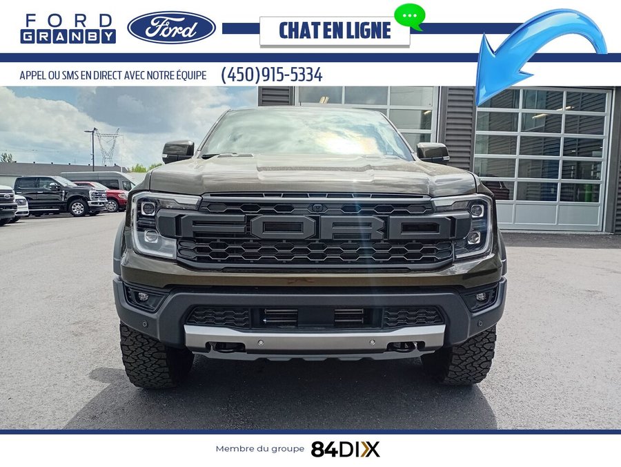 Ford RANGER Raptor Crew 4RM caisse de 5 pi 2024 Vert