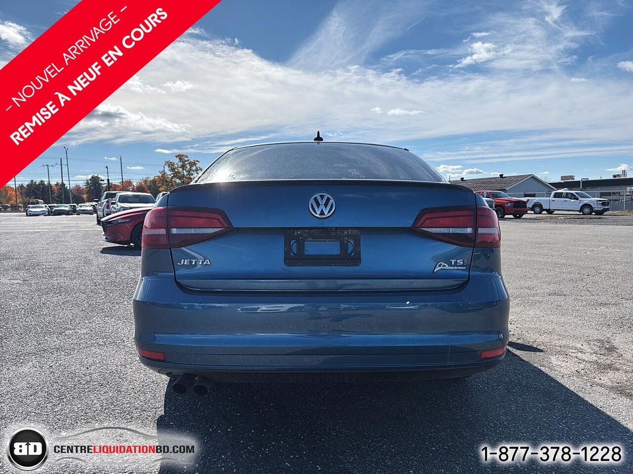 Volkswagen Berline Jetta Édition Wolfsburg 1.4 TSI AUTO | BD0443 2017 Bleu Granby - photo #8