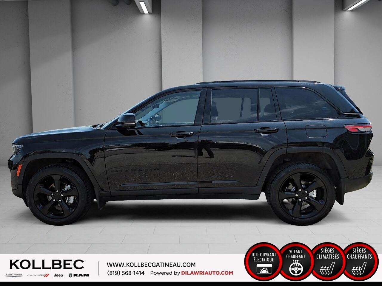2023 JEEP GRAND CHEROKEE 26561 | Limited 4x4 Black Gatineau - photo #17