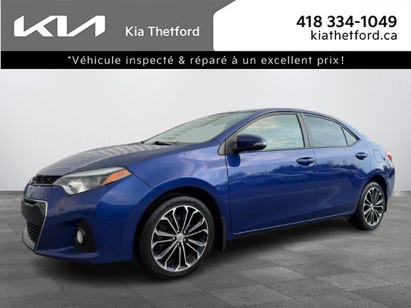 Blue 2016 Toyota Corolla Sedan Front-Wheel Drive Continuously Variable Transmission