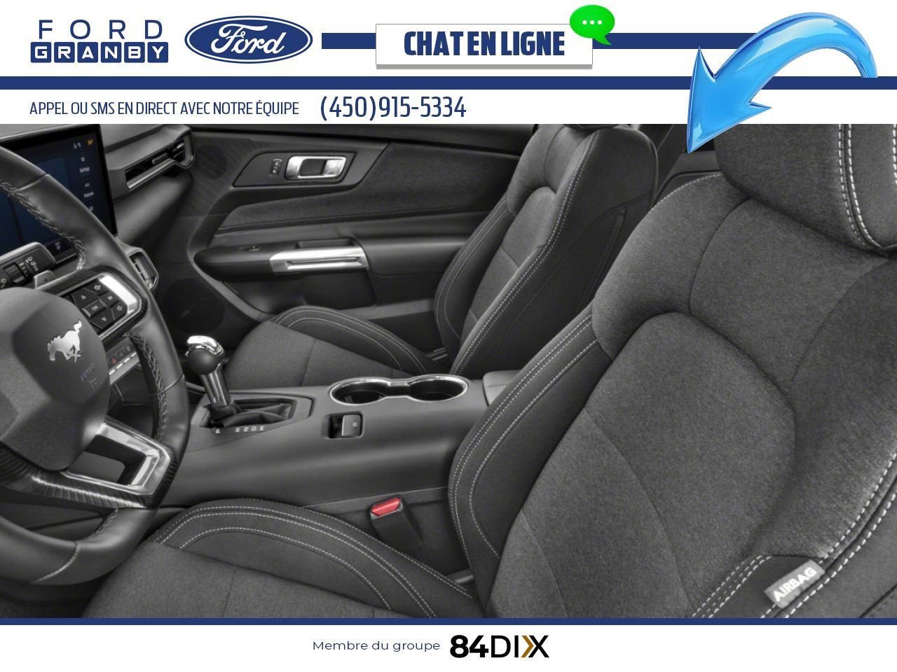 Ford Mustang 2024 Noir ombre Granby - photo #9