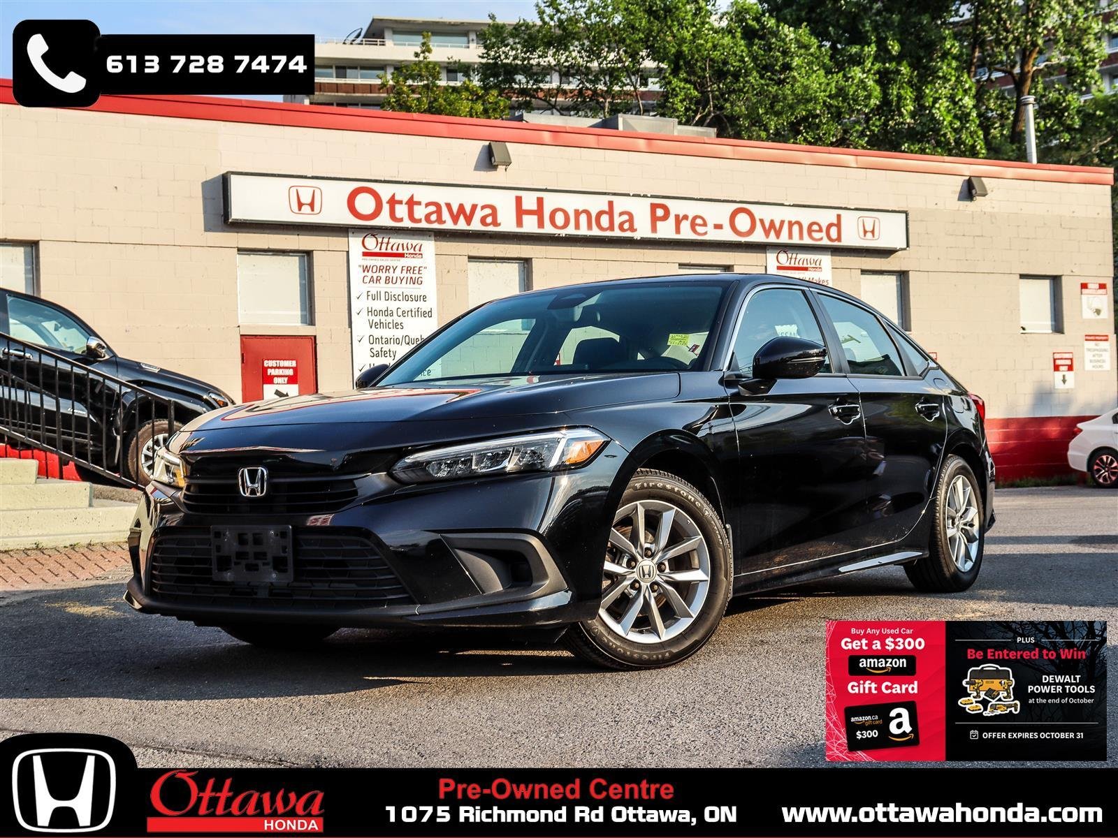 Honda Civic Berline EX 2024 Black Ottawa & Gatineau - photo #0