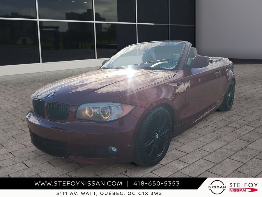 BMW Série 1 Cabriolet 2 portes 128i 2012 Rouge