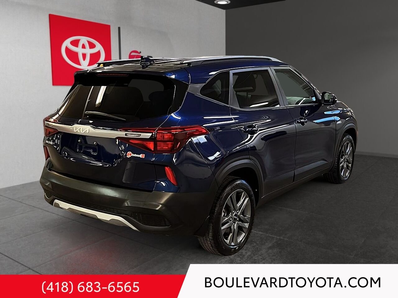 2023 Kia Seltos 100417A-10 | LX, AWD Blue Québec - photo #3