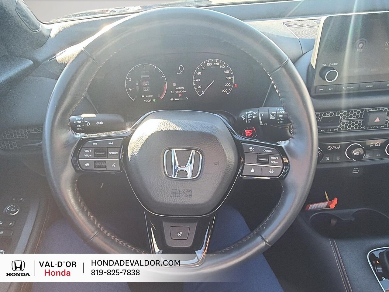 2025 Honda HR-V Sport AWD ALL BLACK GARANTIE PROLONGÉE Black Val-d'Or - photo #9