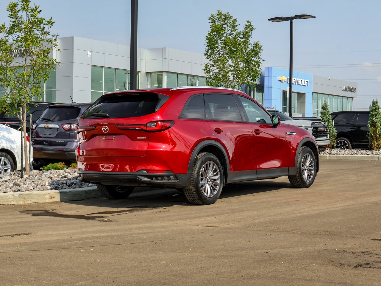 2025 Mazda CX-90 MHEV GS-L AWD Red Sherwood Park - photo #7