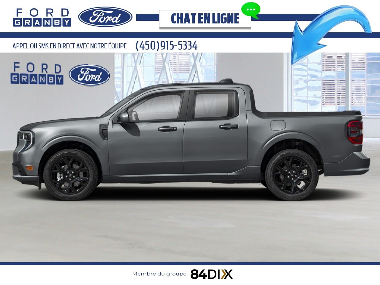 Ford Maverick 2025 Gris carbonisé métallisé Granby - photo #1