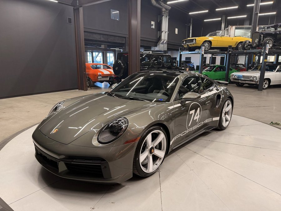 2025 Porsche 911 Turbo 50 Years | Full Body PPF | Mackenzie Tartan Interior | Sport Chrono Package | Heritage Design Green