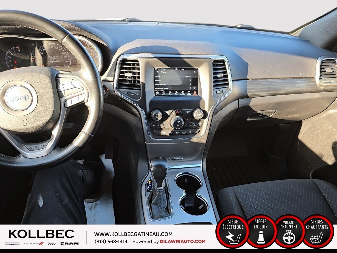 2021 JEEP GRAND CHEROKEE Laredo 4x4 White Ottawa & Gatineau - photo #26