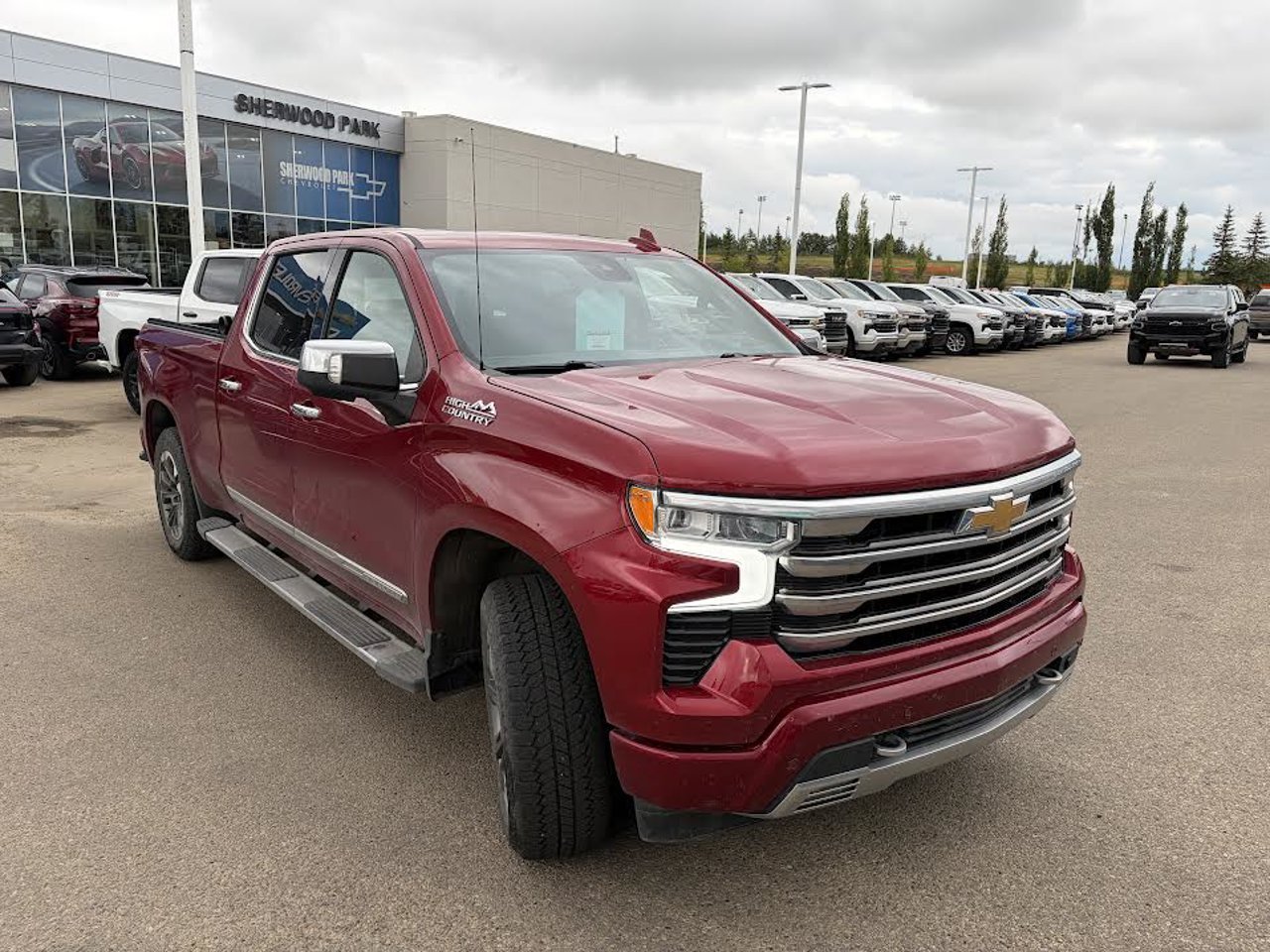 2024 Chevrolet Silverado 1500 4WD Crew Cab 147 High Country Red Sherwood Park - photo #1