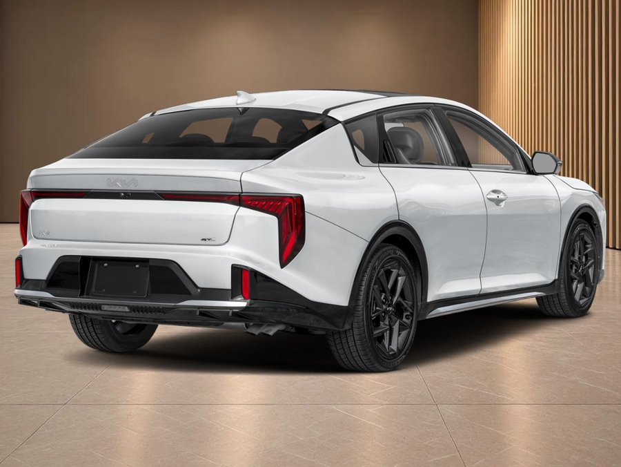 KIA K4 GT-Line Turbo Limited TA avec intérieur rouge 2026 Blanc neige nacré