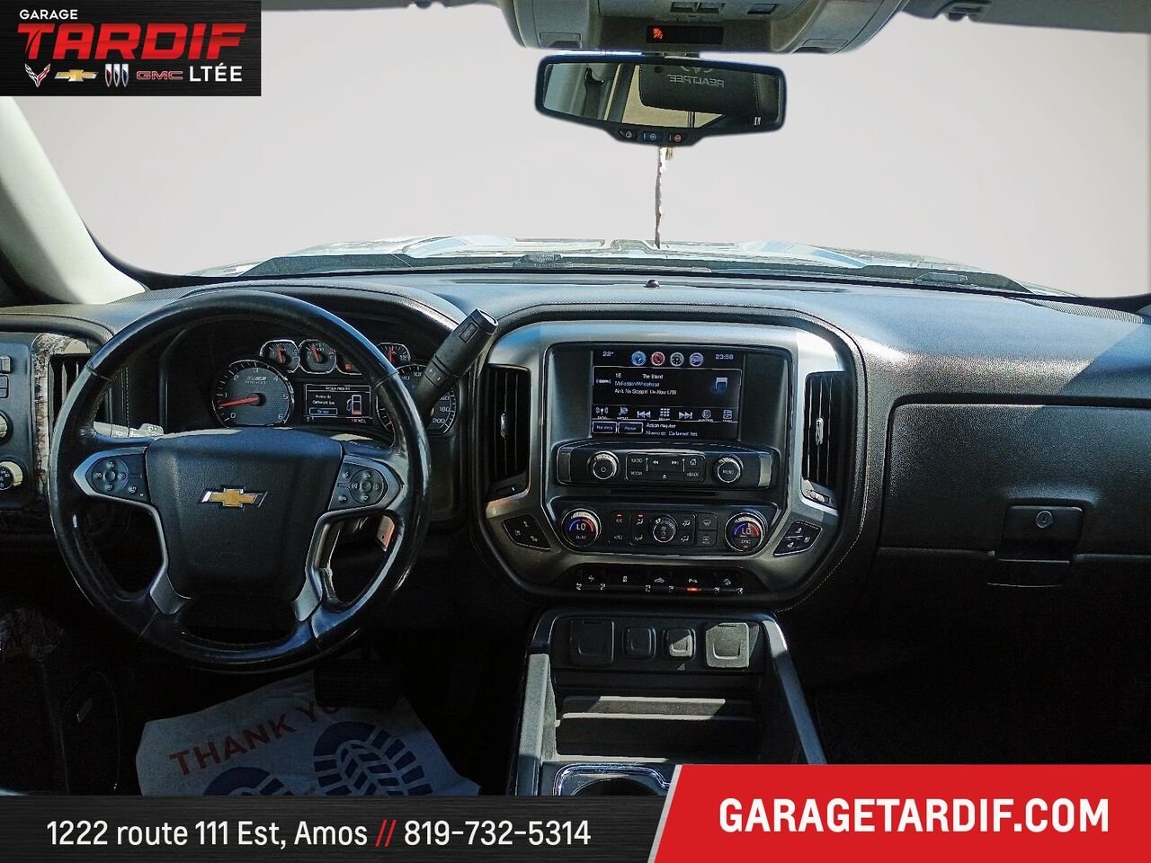 CHEVROLET SILVERADO CABINE MULTIPLACE 4RM 47392B 2017 Noir Amos - photo #12