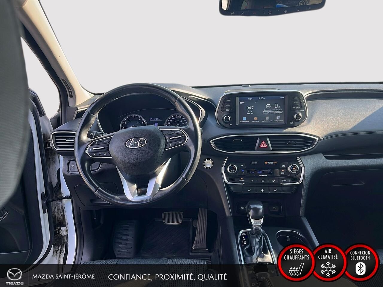 Hyundai Santa Fe 2019 Blanc Ste-Agathe des Monts - photo #21