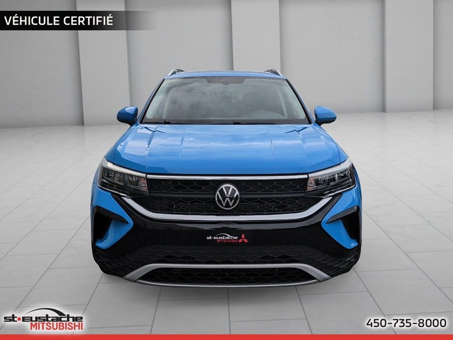 Volkswagen Taos Comfortline 4MOTION-TURBO-TOIT PANORAMIQUE-SIÈGES CHAUFFANTS-CARPLAY 2022 Bleu