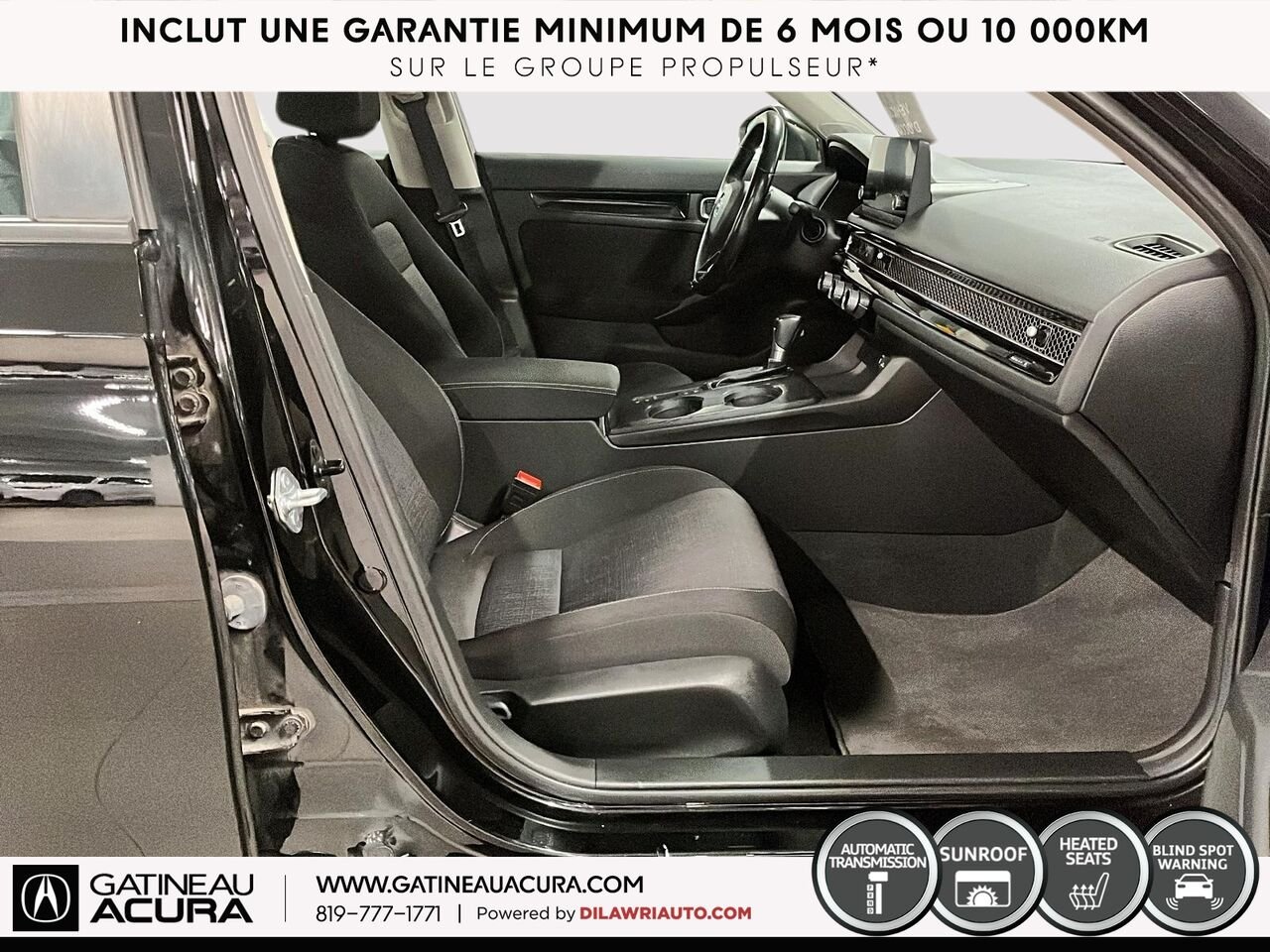 Honda Civic EX 2022 Noir Gatineau - photo #20