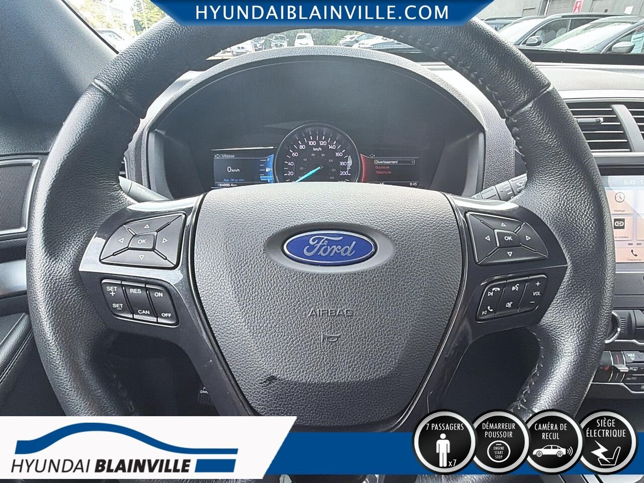 Ford Explorer 2018 Blanc Blainville - photo #12