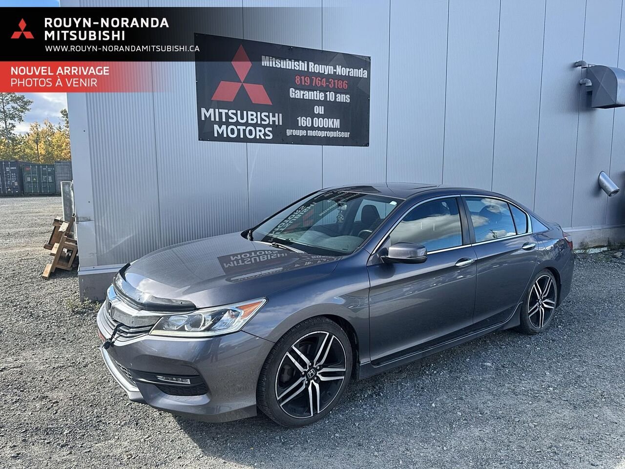 Honda Berline Accord Sport I4 4 portes CVT 2016 Gris Rouyn-Noranda - photo #0