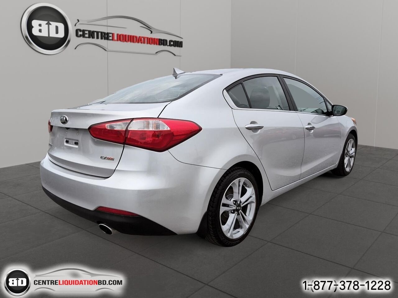 2015 Kia Forte Berline 4 portes, boîte manuelle, EX | BD0329 Silver Granby - photo #3