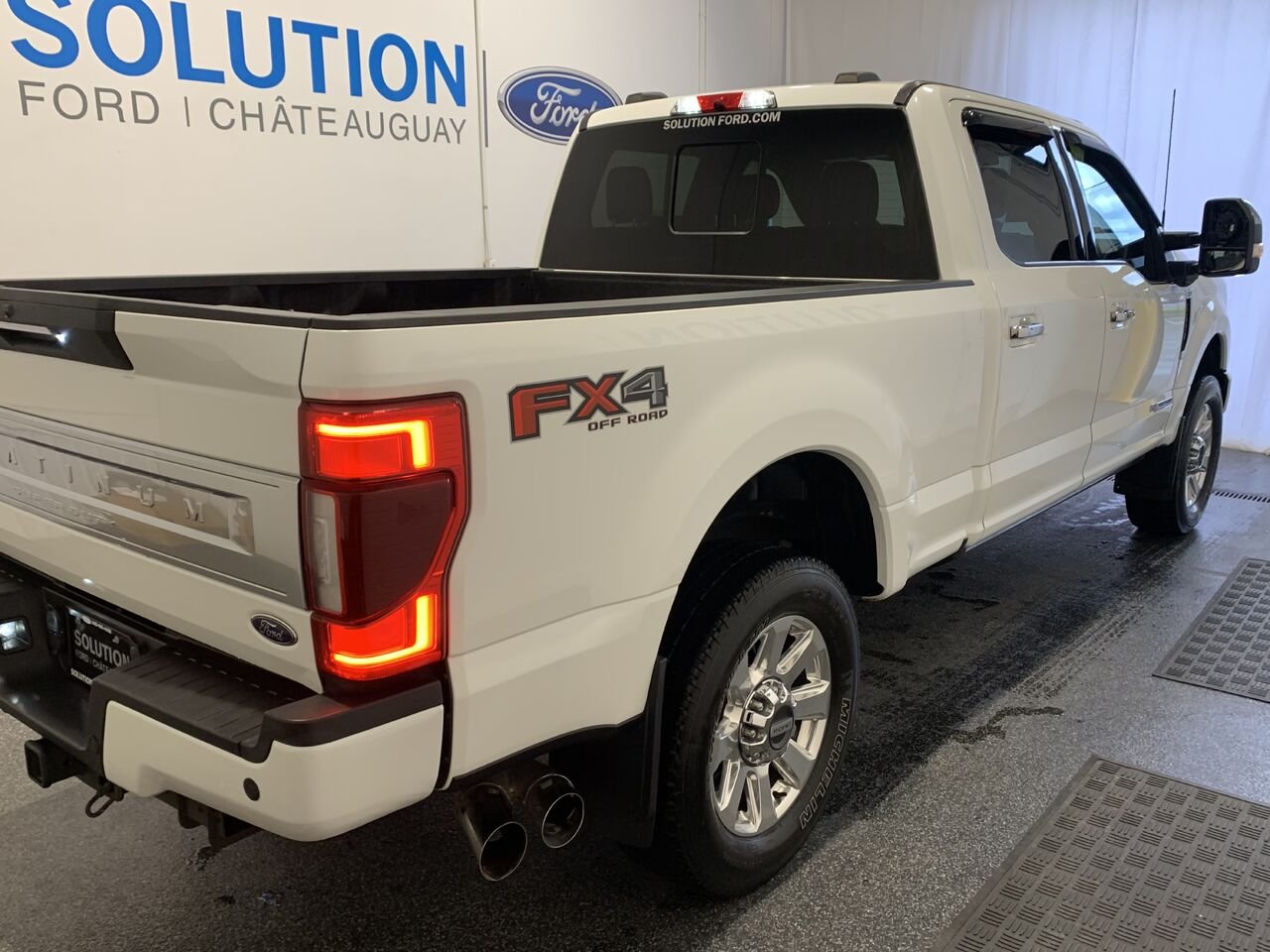 Ford Super Duty F-250 SRW PLATINUM, 6.7L,, TOIT PANO 2022 Blanc Châteauguay - photo #13