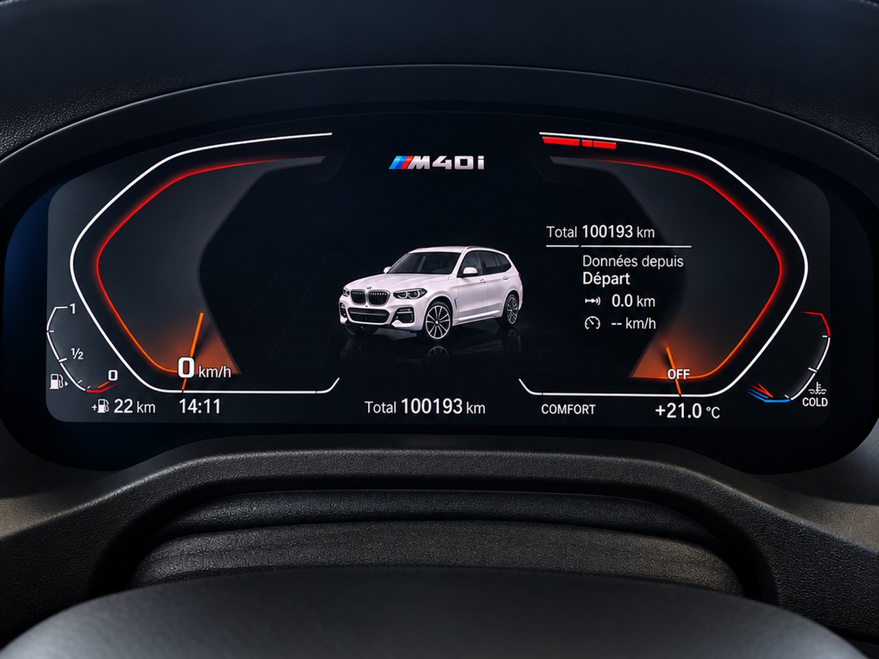 BMW X3M40i xDrive 2021 Blanc Granby - photo #16