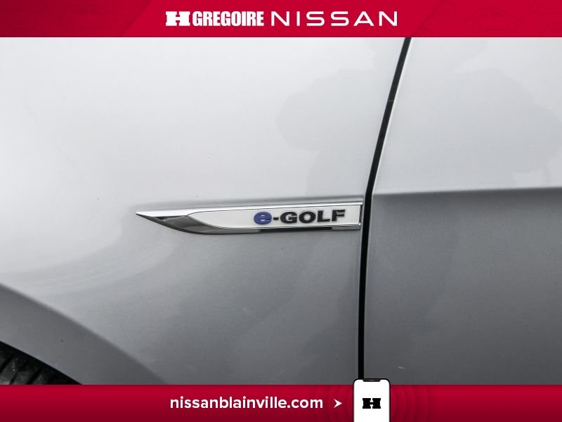 2019 Volkswagen e-Golf Silver Blainville - photo #25