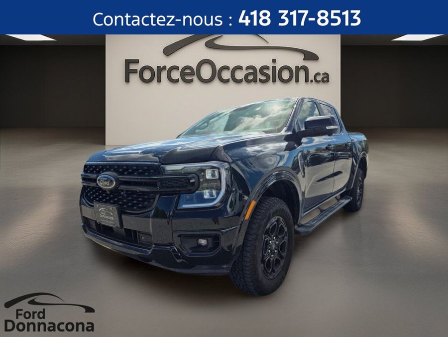 Ford Ranger LARIAT cabine SuperCrew 4RM caisse de 5 pi 2025 Noir