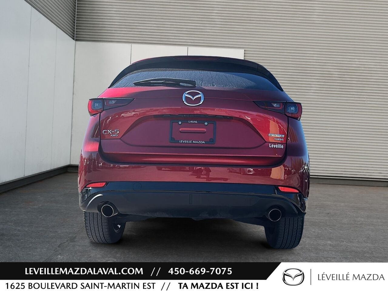Mazda CX-5 Sport avec moteur turbo TI 2023 Rouge Laval - photo #5