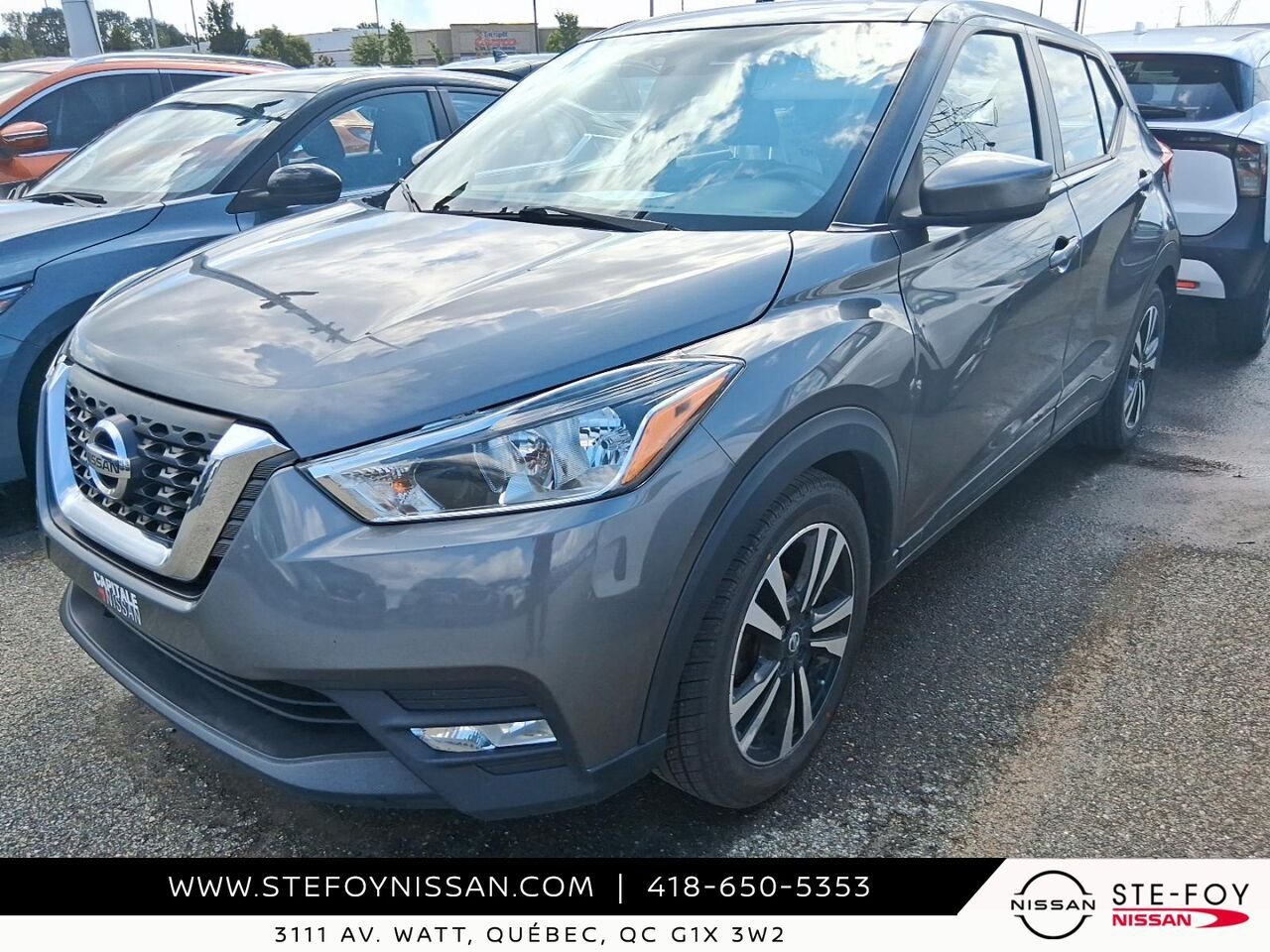 Nissan Kicks SV TA 2019 Gris Ste-Foy - photo #0