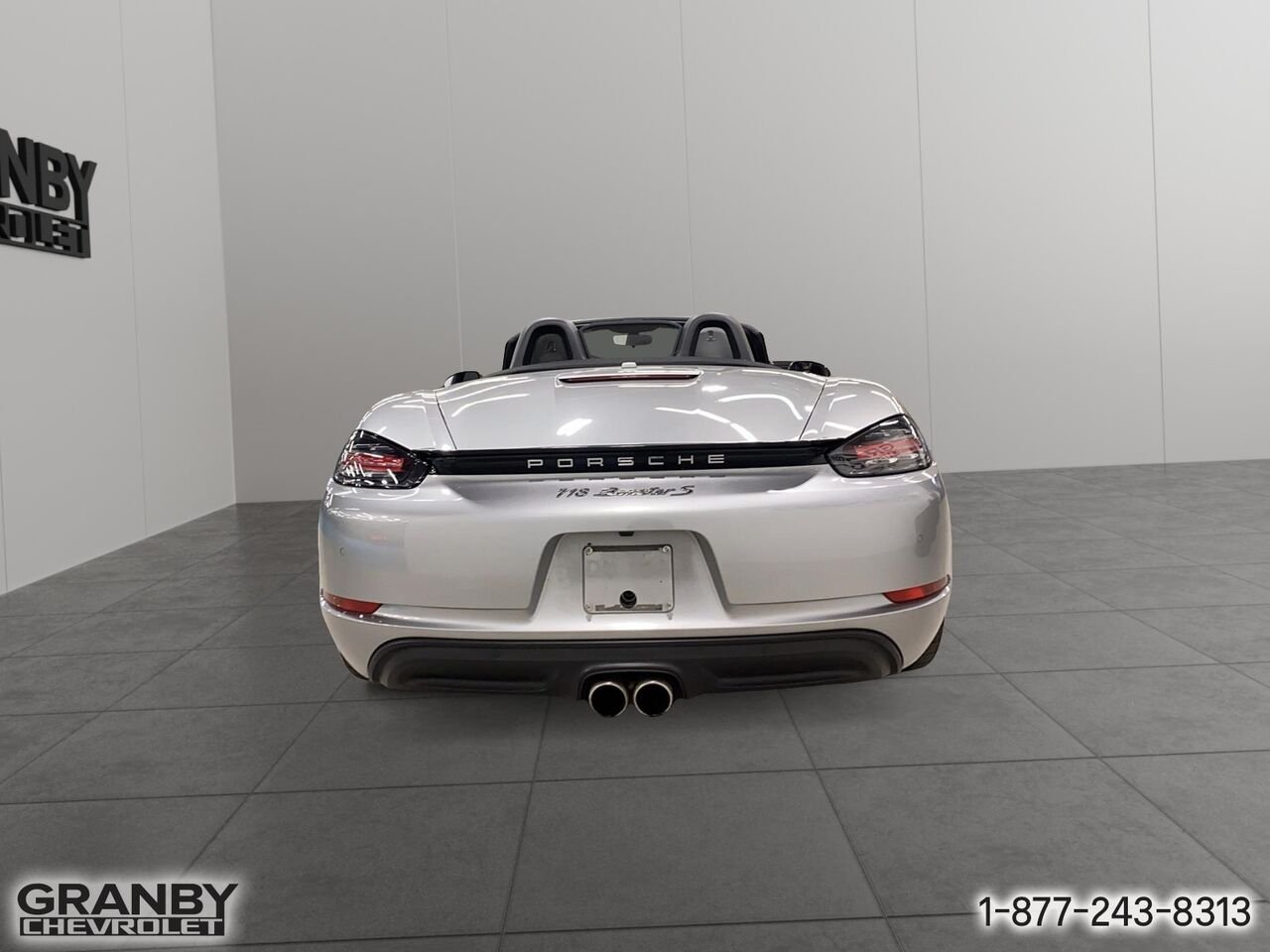 Porsche 718 Boxster S roadster | 27-0212C 2018 Gris Granby - photo #5