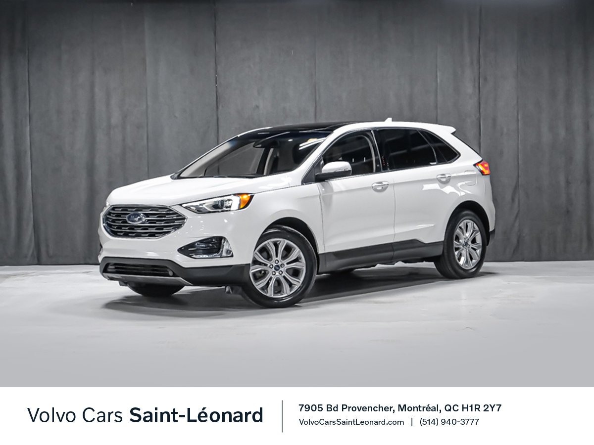 2020 Ford Edge TITANIUM AWD White Montreal - photo #0
